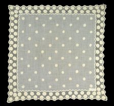 Handkerchief, American, second quarter 19th century. Creator: Unknown.