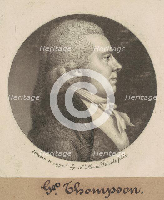 George Thompson, 1799. Creator: Charles Balthazar Julien Févret de Saint-Mémin.