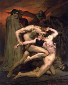 'Dante and Virgil in Hell', 1850.  Creator: William-Adolphe Bouguereau.