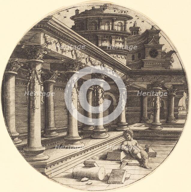 The Infant in the Gallery. Creator: Jean de Gourmont I.