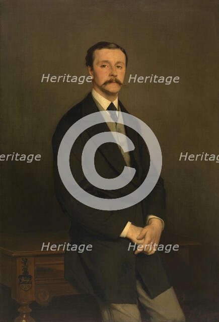Portrait of a Man, c1870s. Creator: Edouard Agneessens.
