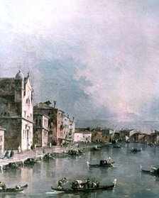 'The Grand Canal, Venice', c1732-1790. Artist: Francesco Guardi