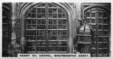 Henry VII Chapel, Westminster Abbey, London, c1920s. Artist: Unknown