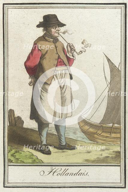 Costumes de Différents Pays, 'Hollandais', c1797. Creator: Jacques Grasset de Saint-Sauveur.