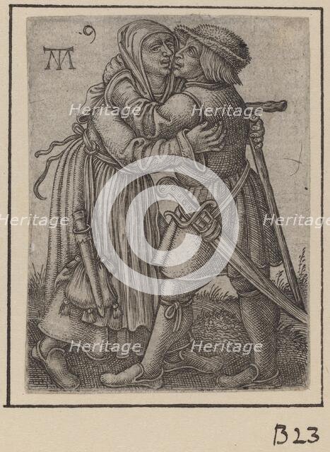 Embracing Couple, c. 1540. Creator: Martin Treu.