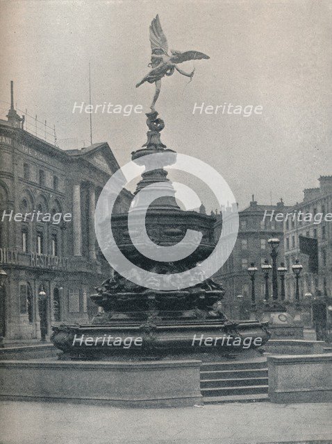 'Shaftesbury Memorial Fountain', c1909. Artist: Frederick Hollyer.