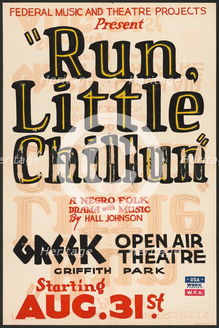 Run Little Chillun, Los Angeles, [193-]. Creator: Unknown.