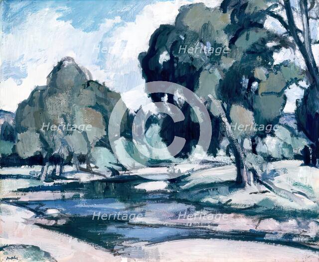 River, 1932 - 1933. Creator: Samuel John Peploe.