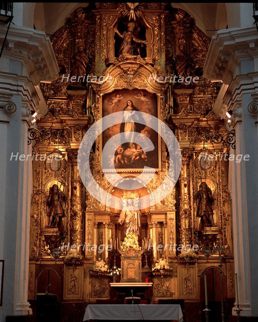 Immaculate' in the main altar of the church of San Felipe Neri of Cadiz.
