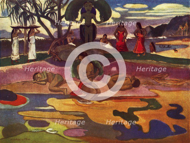 'The Day of the God (Mahana No Atua)', 1936. Artist: Paul Gauguin.
