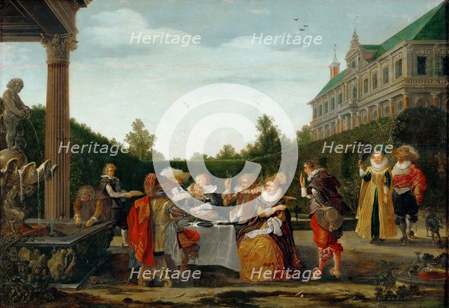 Feast in the castle park, 1624.