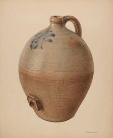 Cider Jug, c. 1939. Creator: John Tarantino.