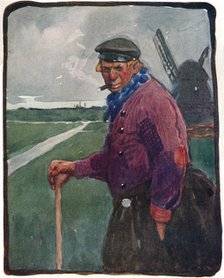 'A Volendamer', c19th century (1914-1915). Artist: Tom Browne.