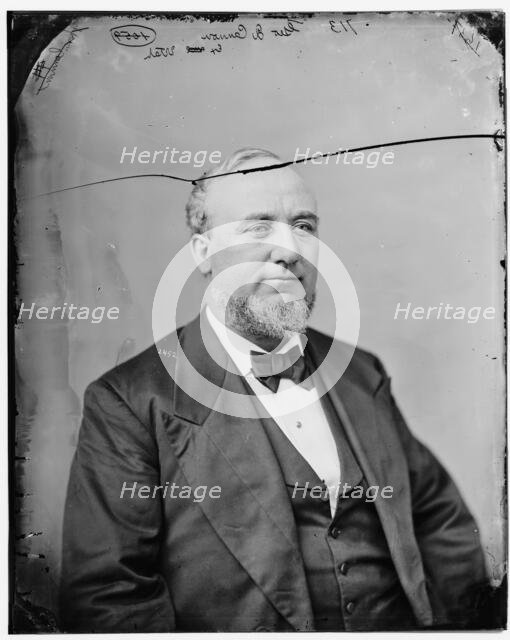 George Quayle Cannon, delegate of Utah, between 1865 and 1880. Creator: Unknown.