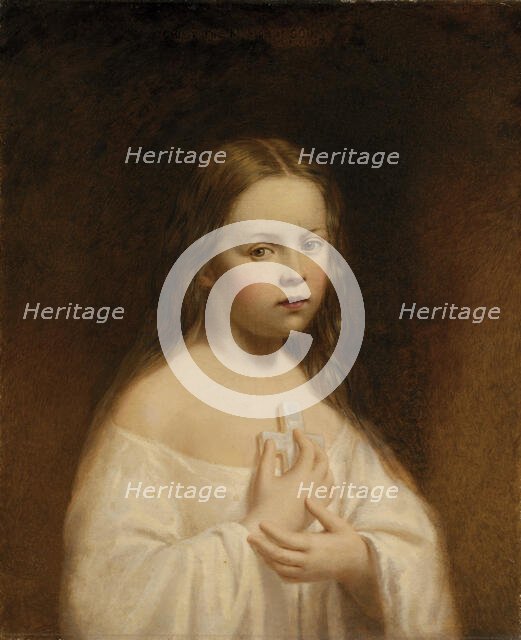 Portrait of Hiram Powers' Daughter, n.d. Creator: Miner Kilbourne Kellogg.