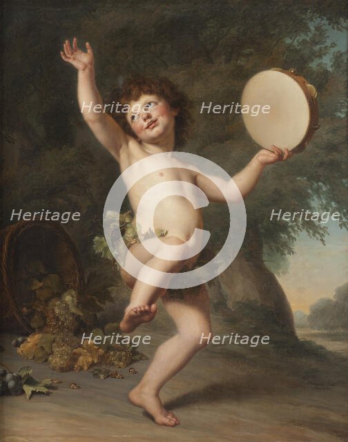 Cupid as Bacchus, 1784. Creator: Adolf Ulric Wertmüller.