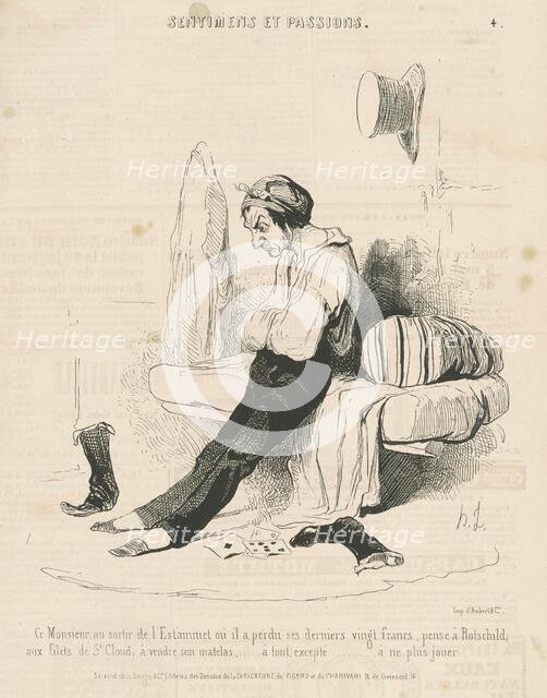 Ce monsieur, au sortier de l'estaminet ..., 19th century. Creator: Honore Daumier.