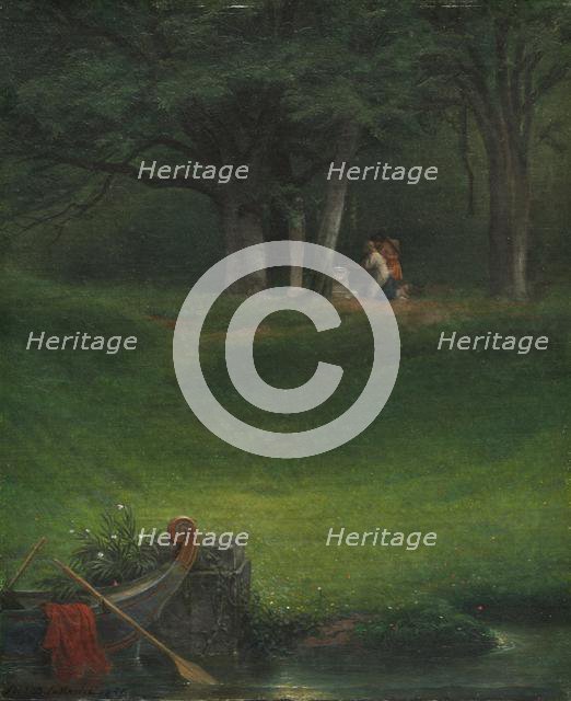 Offering to the God Pan, 1855. Creator: Paul Delaroche (French, 1797-1856).