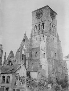 Church of St. Jean, Dixmude, between c1914 and c1915. Creator: Bain News Service.