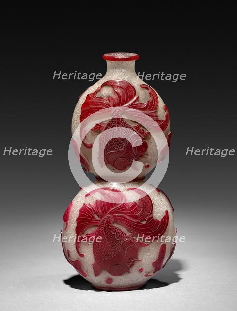 Gourd-Shaped Bottle, 1644-1912. Creator: Unknown.