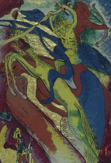 Riders of the Apocalypse I, 1911. Creator: Kandinsky, Wassily Vasilyevich (1866-1944).