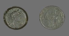 Coin Portraying Emperor Antoninus Pius, 149-150. Creator: Unknown.