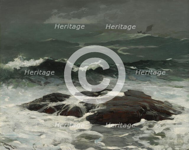 Summer Squall, 1877. Creator: Winslow Homer.