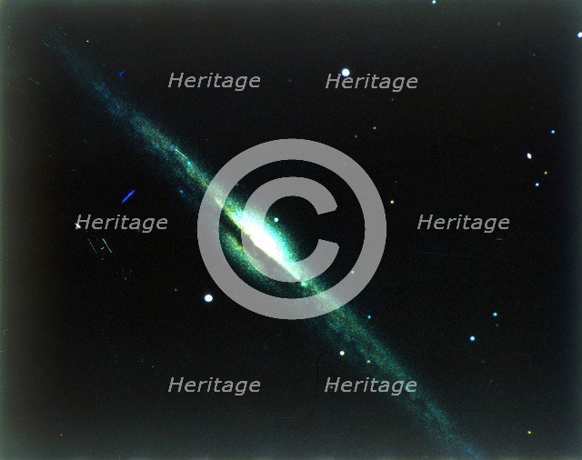 The Needle Galaxy in Coma Berenices. Creator: NASA.