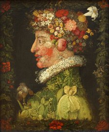 Spring, 1573. Artist: Arcimboldo, Giuseppe (1527-1593)