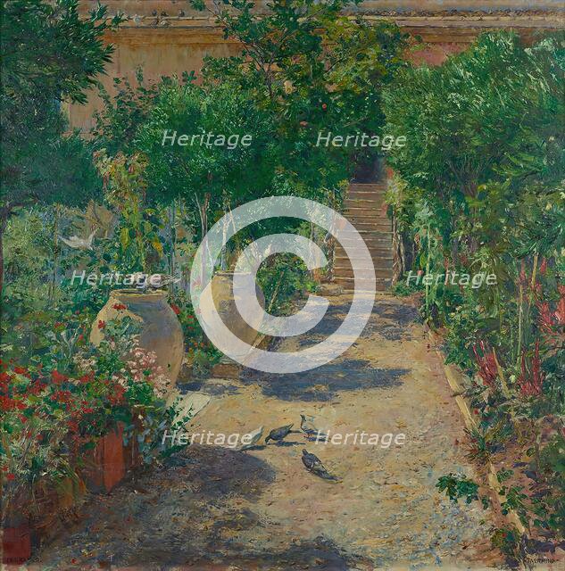 Taormina in the sunshine, 1897. Creator: Johann Victor Kramer.