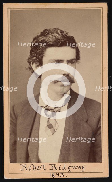 Portrait of Robert Ridgway (1850-1929), April 1873. Creator: Ulke Bros.