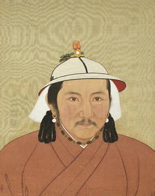 Portrait of Jayaatu Khan (1304-1332), 14th century. Creator: Chinese Master.