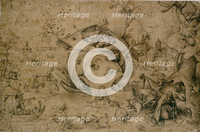 The Temptation of St Anthony, 16th century. Artist: Pieter Bruegel the Elder.