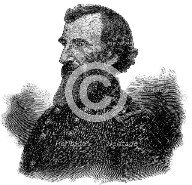 John A McClernand, American soldier. Artist: Unknown