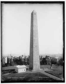 Bunker Hill Monument, between 1890 and 1899. Creator: Unknown.