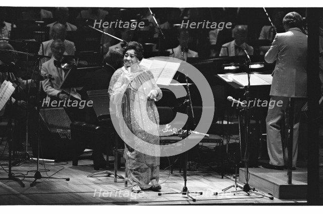 Adelaide Hall, Barbican, London, 1986. Artist: Brian O'Connor.