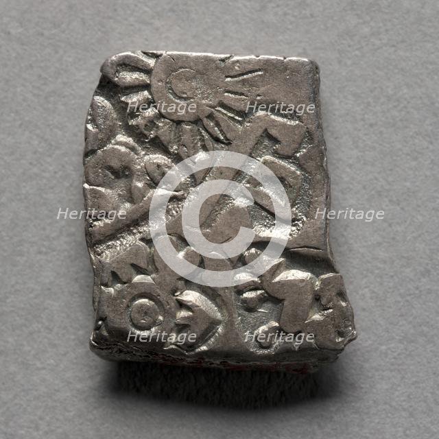 Punch-Marked Coin, 400-300 BC. Creator: Unknown.