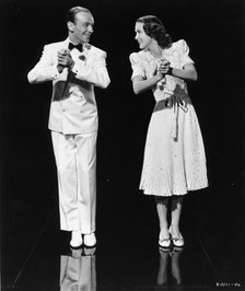 Fred Astaire (1899-1987) and Eleanor Powell in Broadway Melody, 1940. Artist: Unknown