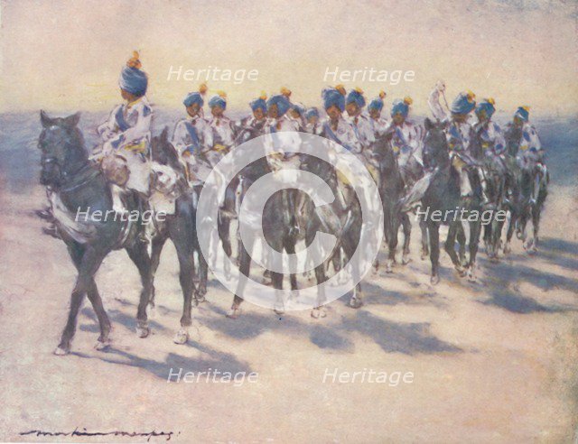 'The Imperial Cadet Corps at the Durbar', 1903. Artist: Mortimer L Menpes.