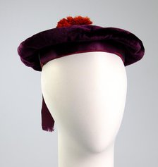Beret, French, 1884. Creator: Unknown.