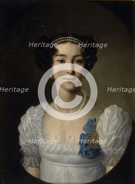 Portrait of Countess Anna Alexeyevna Orlova of Chesma (1785-1848), Early 19th cen.. Artist: Anonymous  
