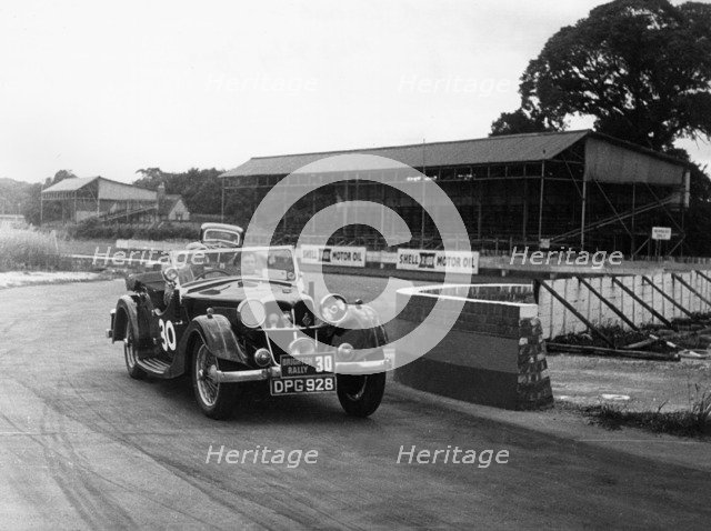 1937 Riley Lynx at Goodwood Artist: Unknown.