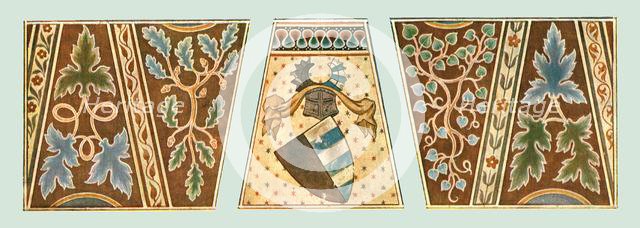 Wall paintings in the Church of St Gieri, Rhazuns, Grisons, Switzerland, (1928). Creator: Unknown.