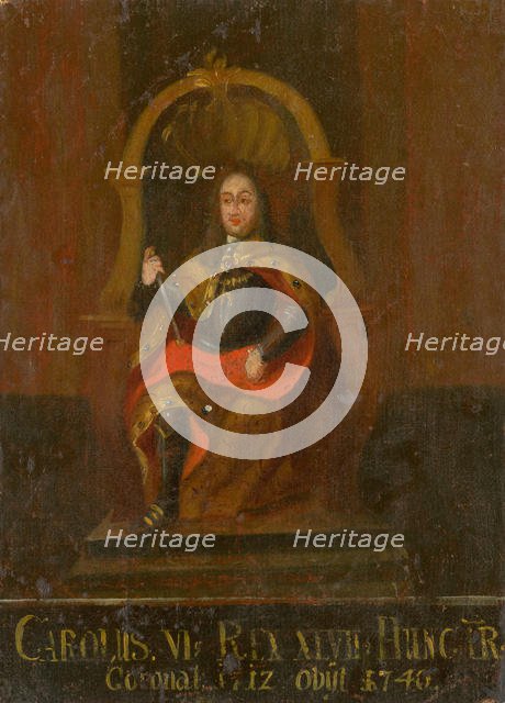 Charles VI (1685-1740), King of Hungary and Croatia, First half of the 18th cent.. Creator: Anonymous.