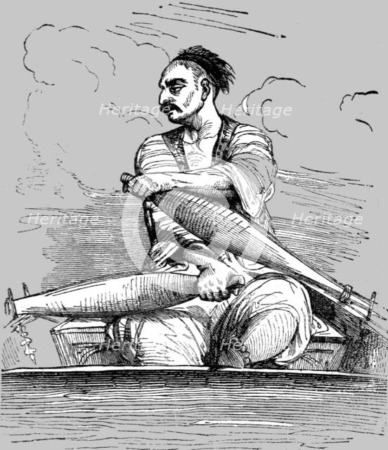 'Boatman of the Bosphorus; Industrious Classes in Constantinople', 1854. Creator: Unknown.