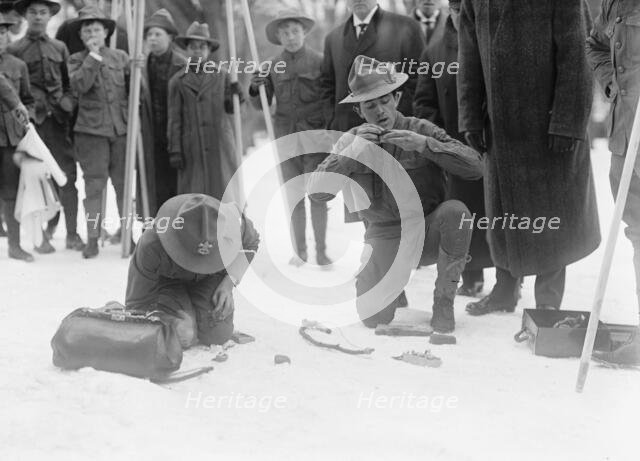 Boy Scouts - Visit of Sir Robert Baden-Powell To D.C. Demonstration, 1911. Creator: Harris & Ewing.
