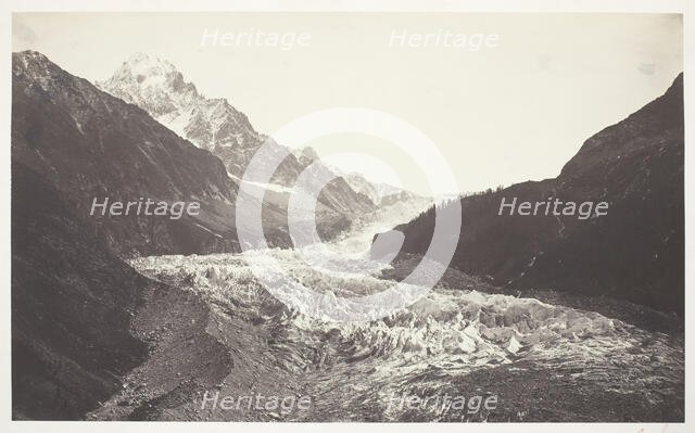 Savoie 48. Aiguille et glacier d’Argentières (Savoy 48. The Needle and the Argentières Glacier), c.  Creator: Auguste-Rosalie Bisson.