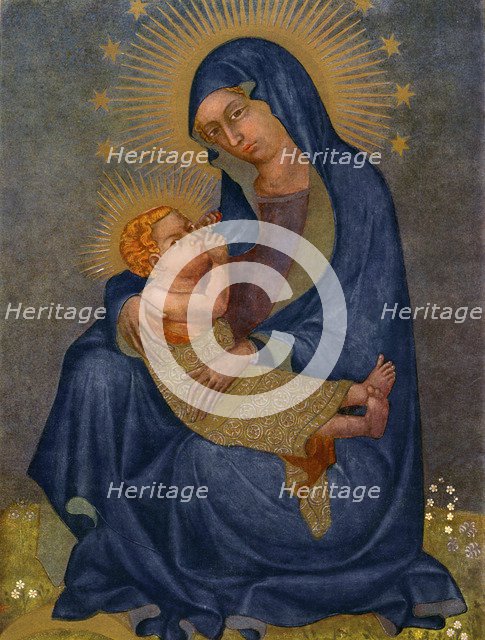 'The Vysehrad Madonna of the Rains', c1360 (1955). Artist: Unknown