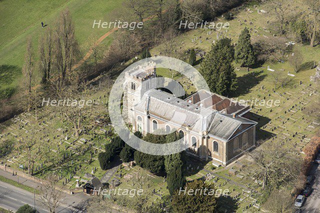 Church of St Lawrence, Harrow, London, 2018. Creator: Historic England Staff Photographer.