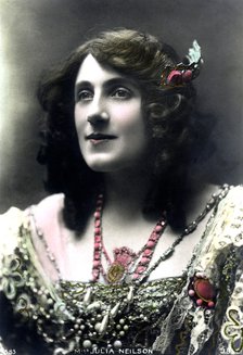 Julia Neilson (1868-1957), English actress, early 20th century.Artist: J Beagles & Co